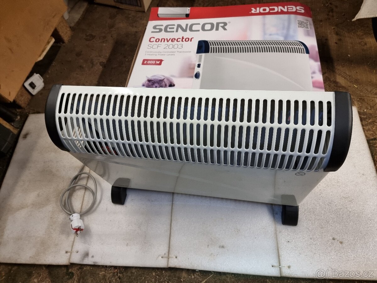 Sencor - Konvekční ohřívač 750/1250/2000W/230V