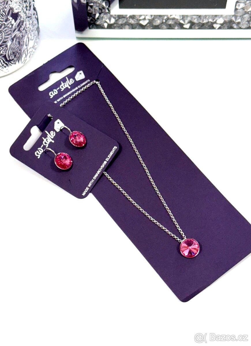 Set náhrdelníku a náušnic Swarovski elements