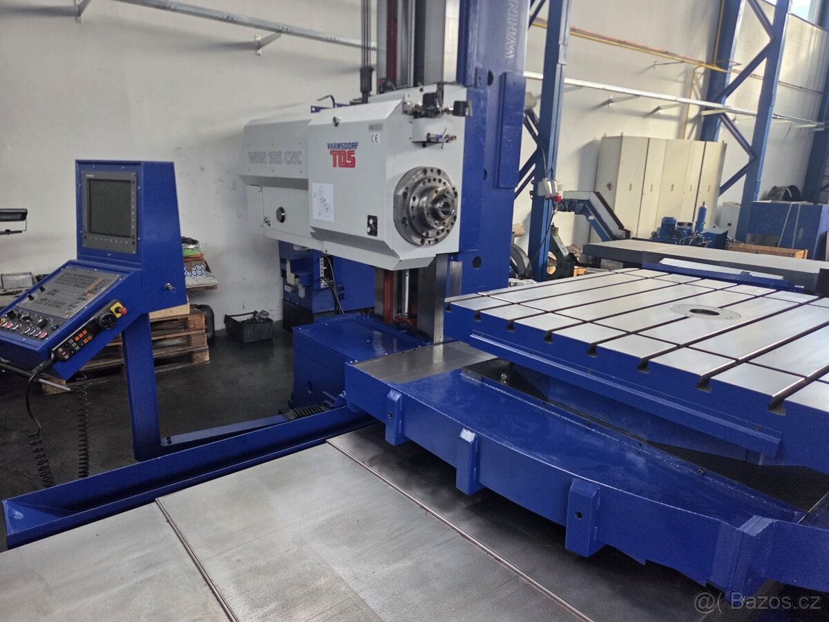 Vodorovná vyvrtávačka WHN 105 CNC