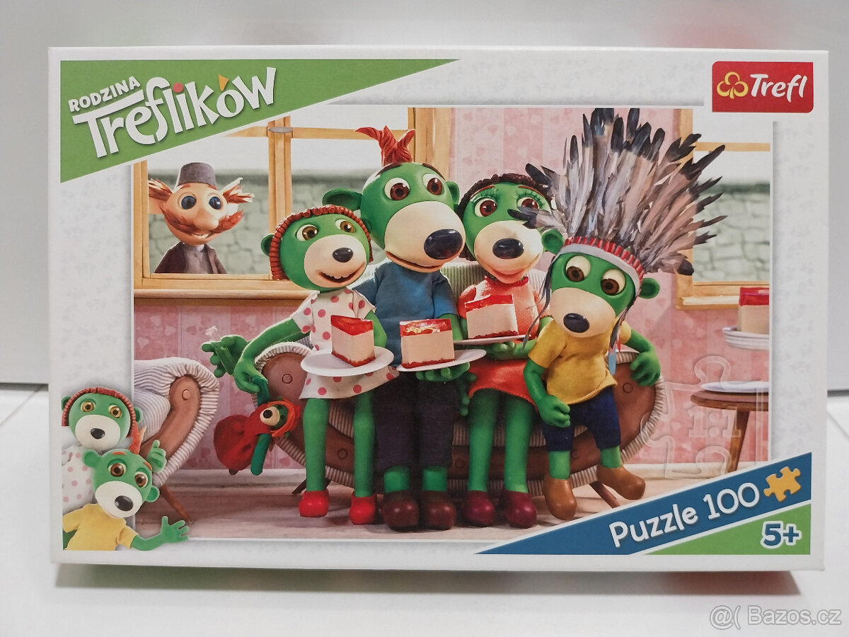 Trefl Puzzle Treflíkovi: 100 dílků pro 5+