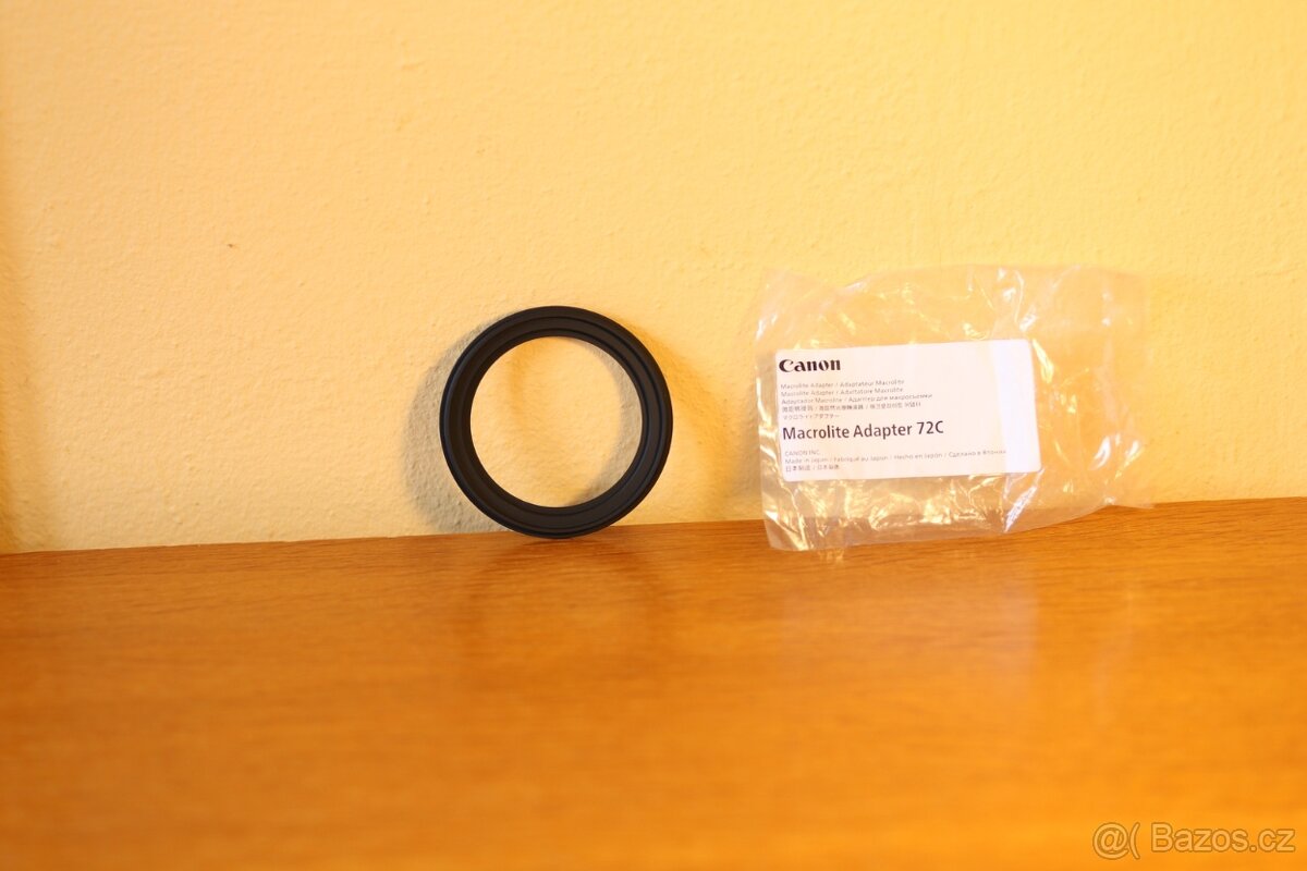 Canon Macrolite adapter 72C 72mm blesk objektiv