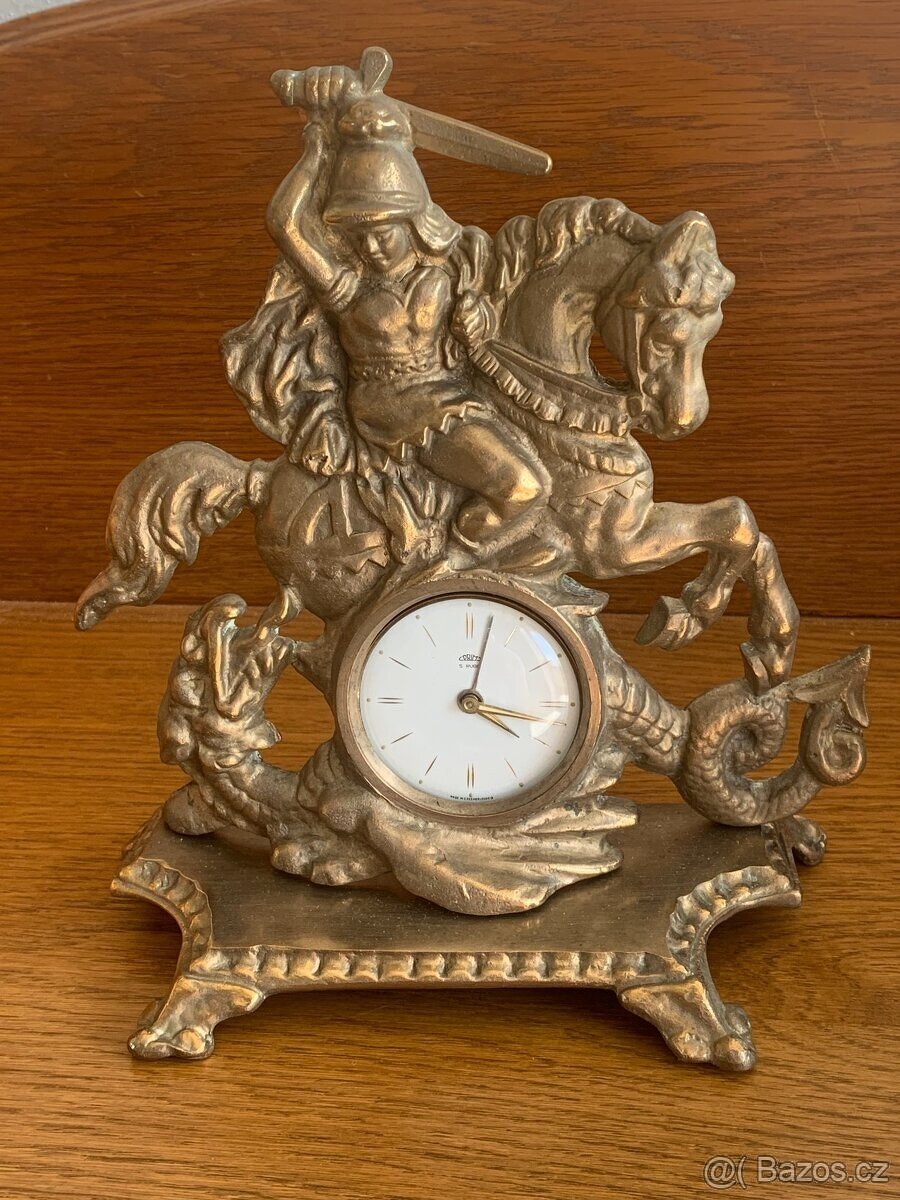 Figurální bronzové hodiny