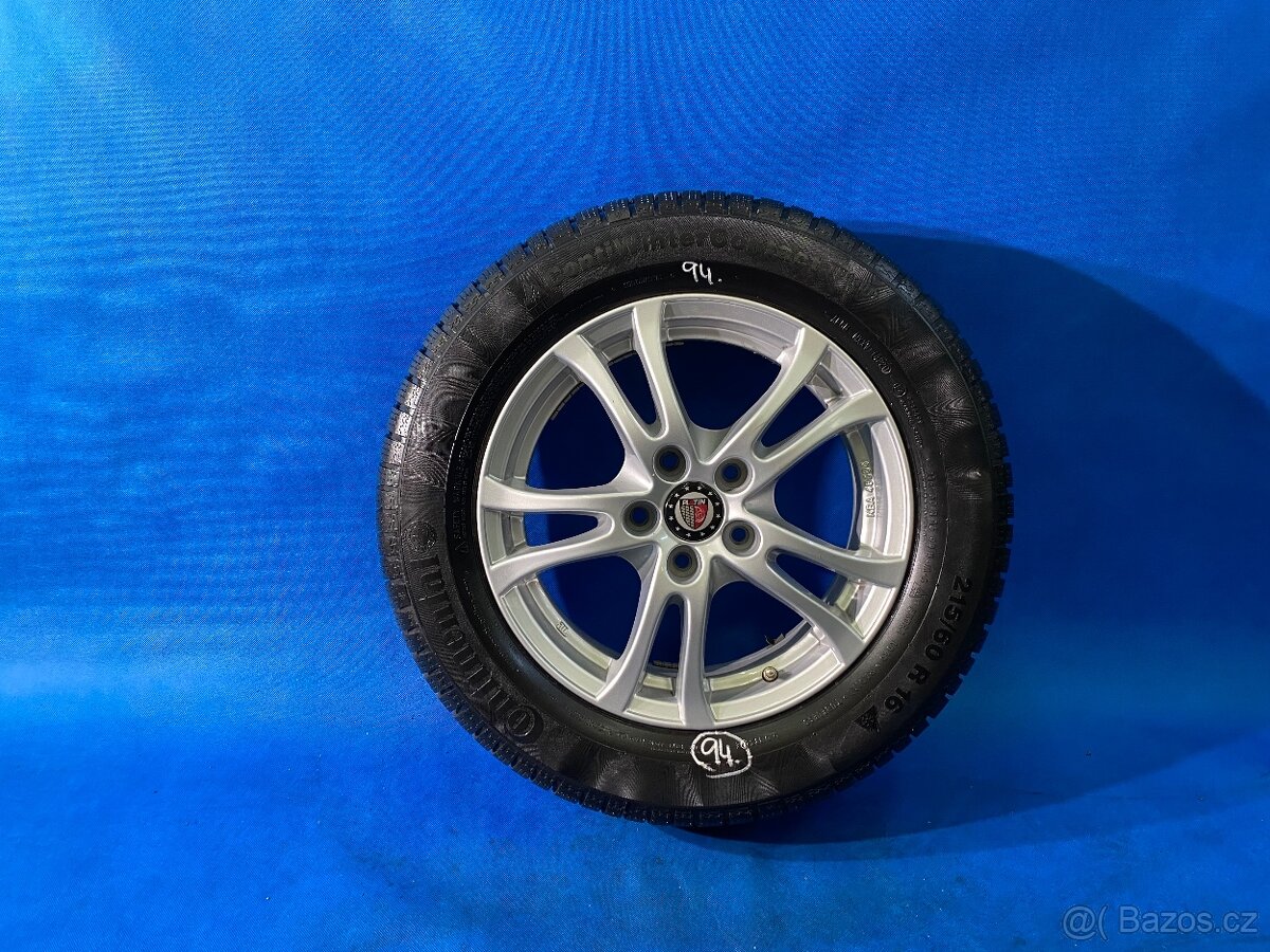 Zimní ALU kola Platin 215/60/R16 Continental ContiWinter