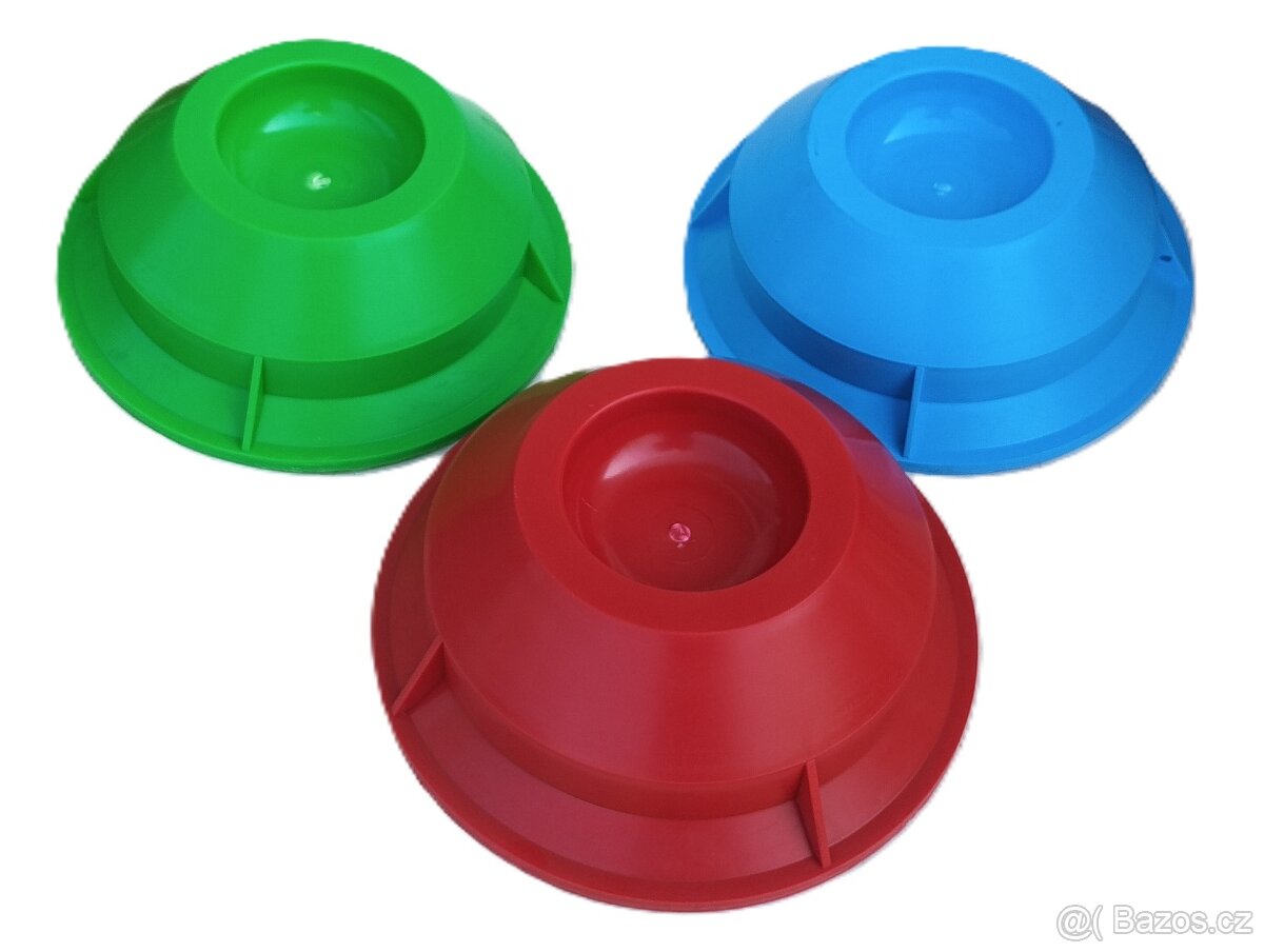 Tréninkový kužel plast modrý, červený, zelený