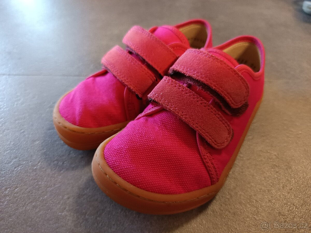 Barefoot Froddo canvas fuxia vel. 25