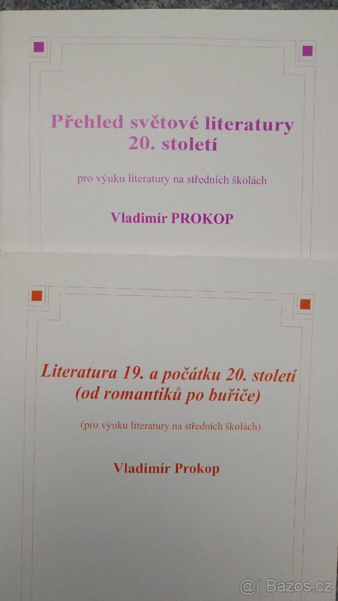 Vladimír Prokop Literatura