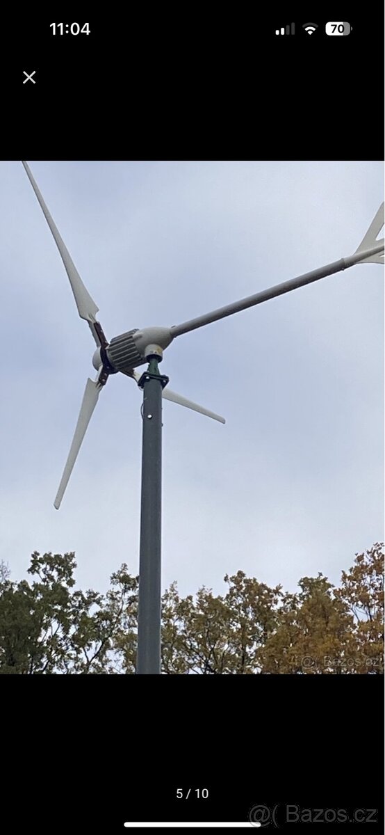 Větrná elektrárna Ista Breeze 2000w