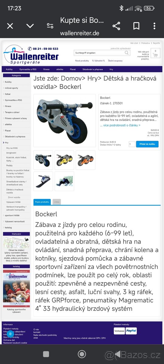 Bockerl sjezdový speciál pro děti i dospělé
