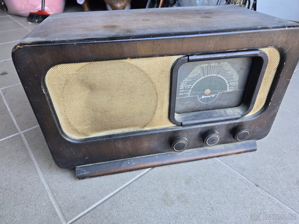Prodam dřevěné rádio