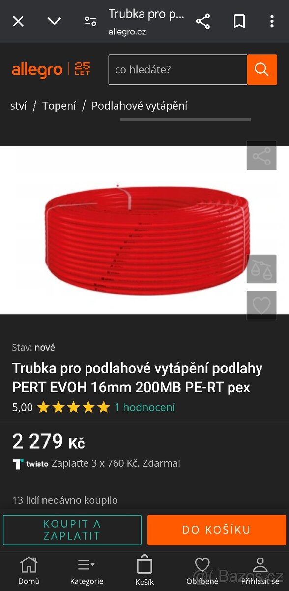 Podlahové topení