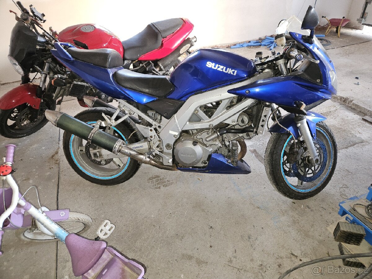 Prodam suzuki sv 1000 důvod prodeje nemám na ní čas