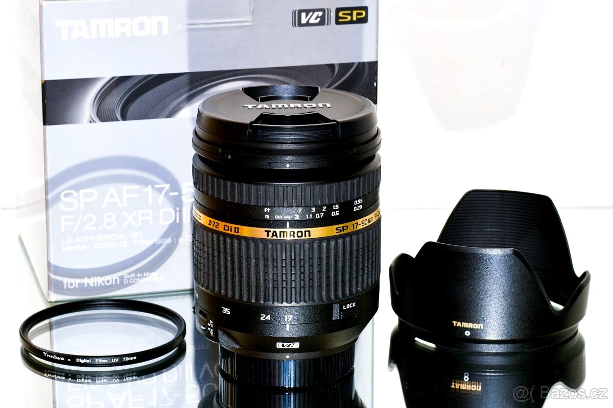 Nikon Tamron SP 17-50 f/2,8 Di VC + UV TOP STAV