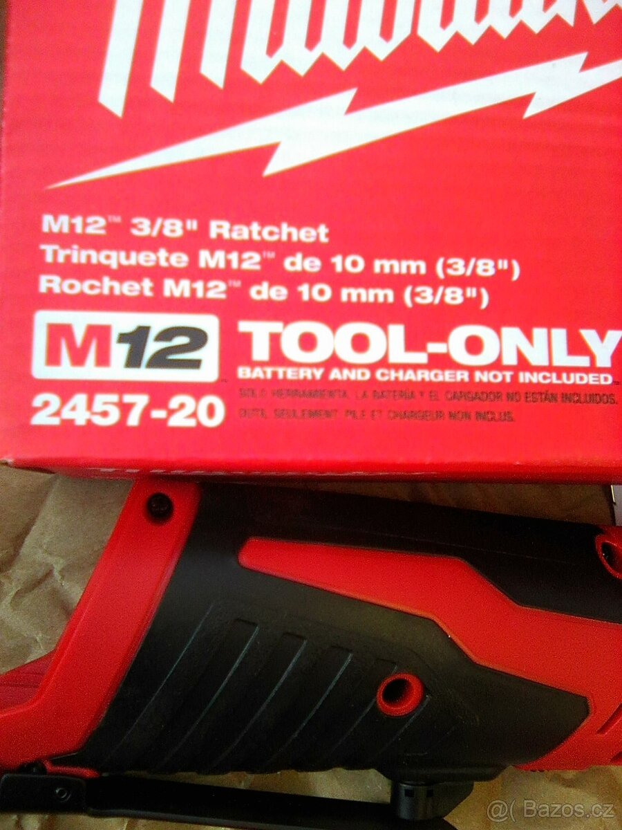 Milwaukee M12 IR38-0 Aku račna 3/8 47Nm