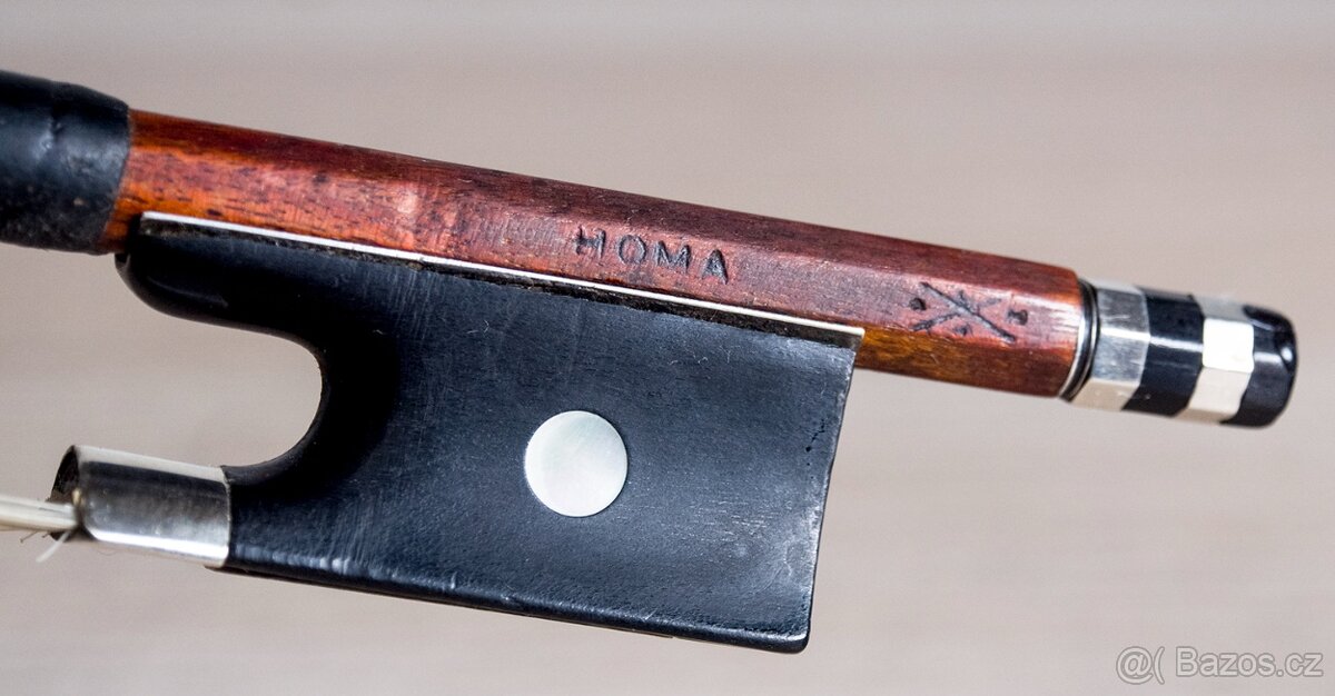 Stary německy houslový smyčec od Hoyer atelier