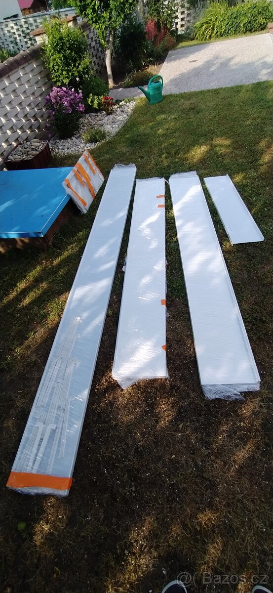 Prodám nové nepoužité hliníkové parapety