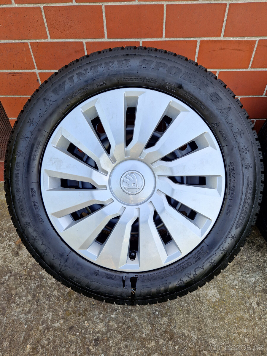 5x100 r16 et35 disky kola skoda kamiq vw tcross 205/60 16