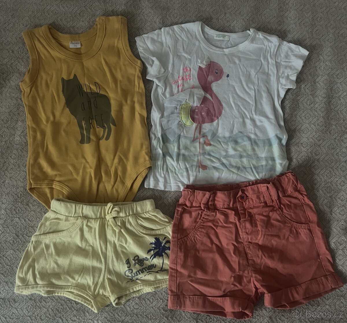 Set letních věcí pro holčičku 74/6-9 měs