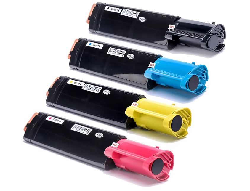 Tonery Epson C1100 CN11 CX11 černý žlutý purpurový azurový
