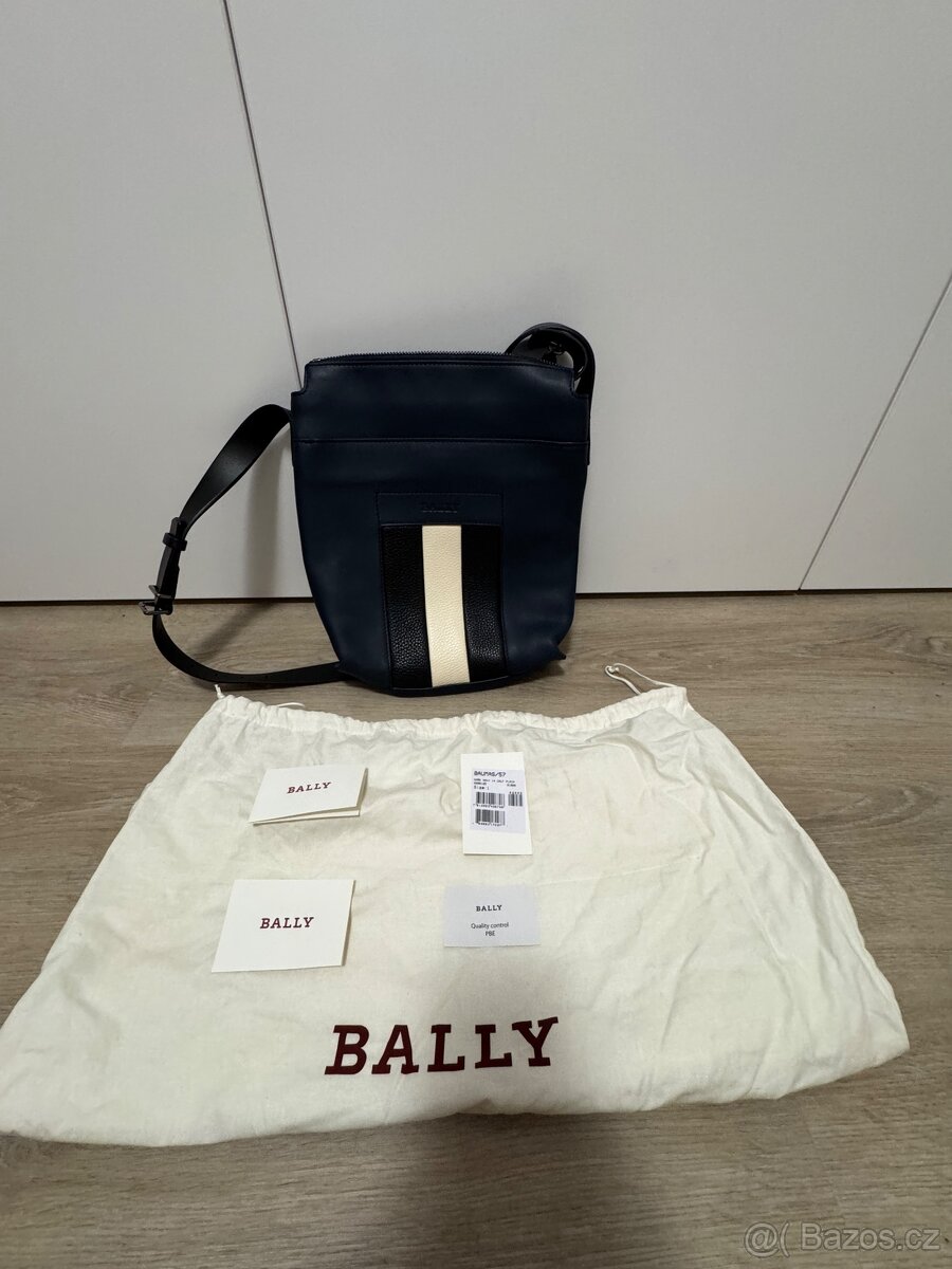 Kožená taška Bally