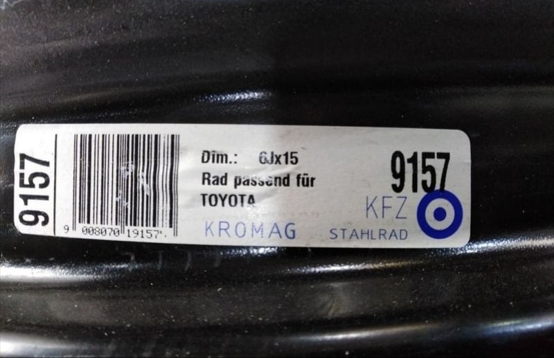 PLECH.DISKY TOYOTA 15"