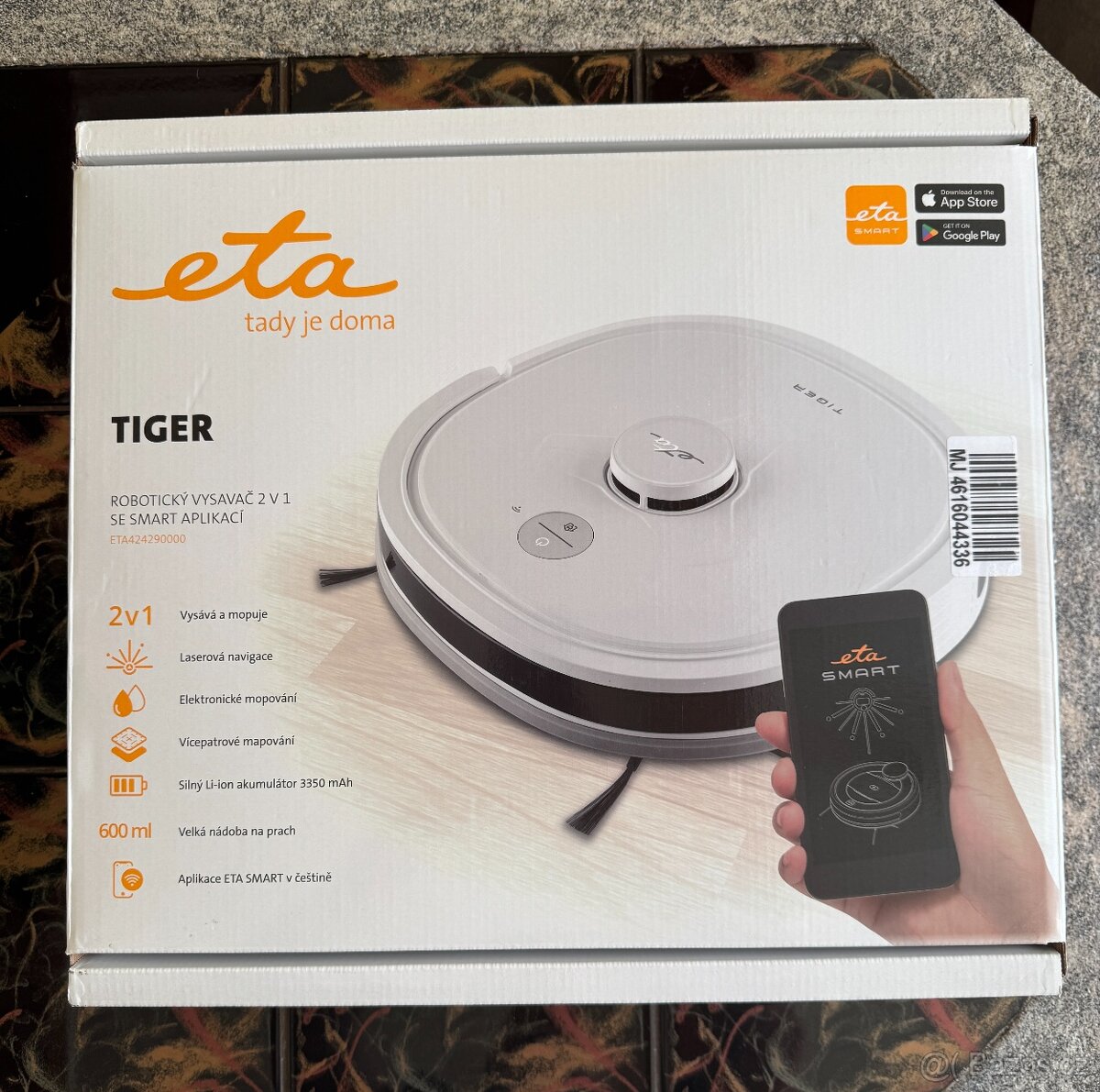 Robotický vysavač ETA Tiger 4242
