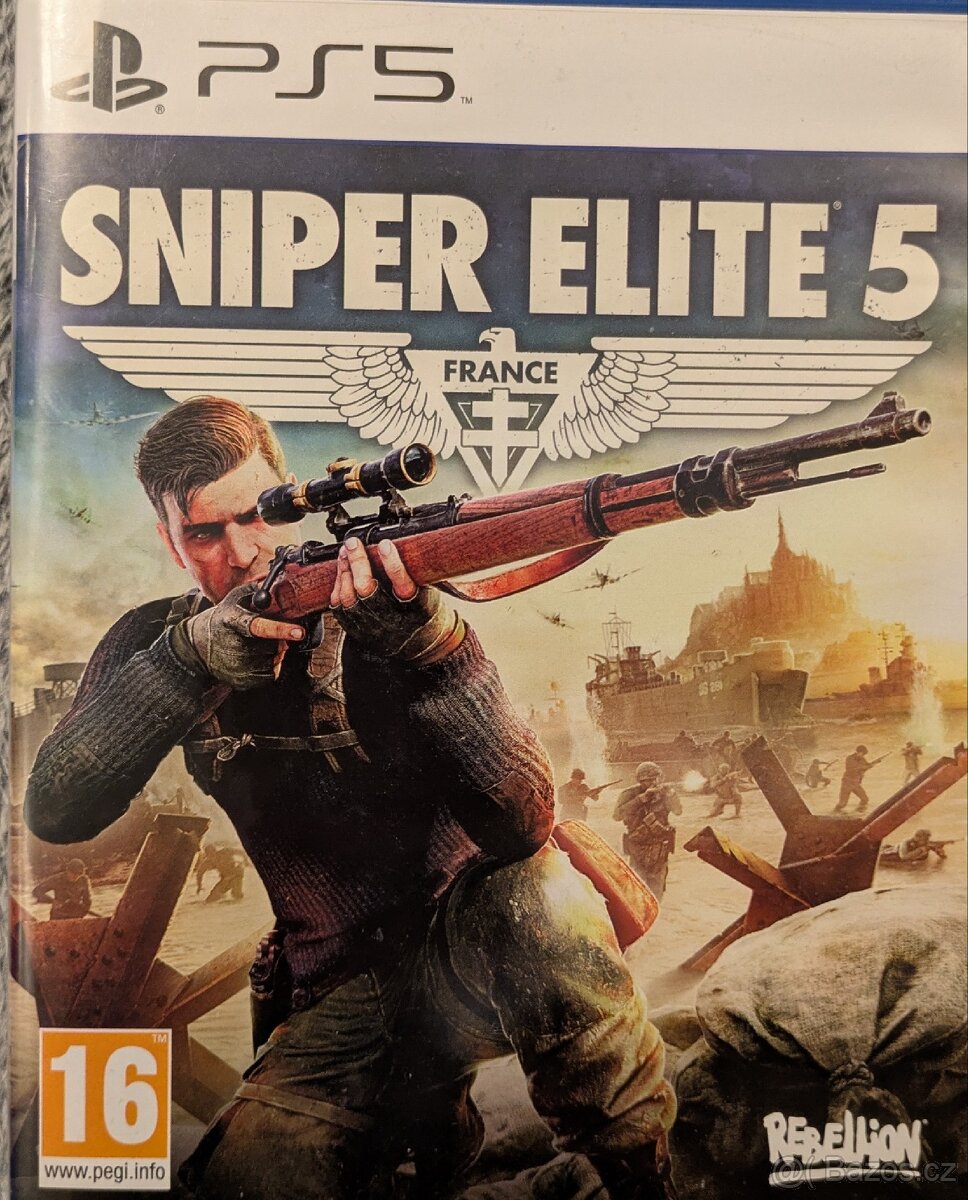 Prodám hru PS5 Sniper Elite 5