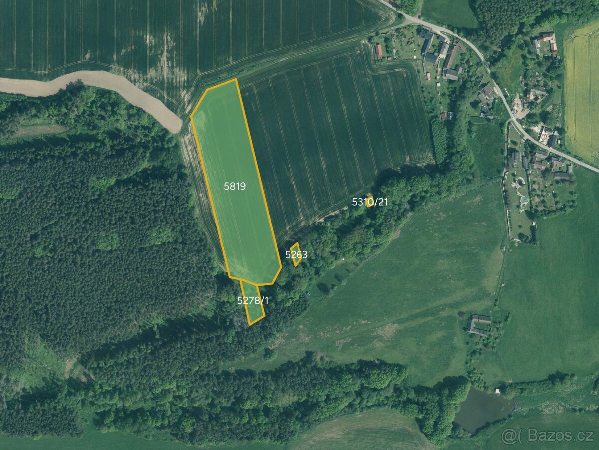 Zemědělská půda, prodej, Písecká Smoleč, Slabčice, Písek