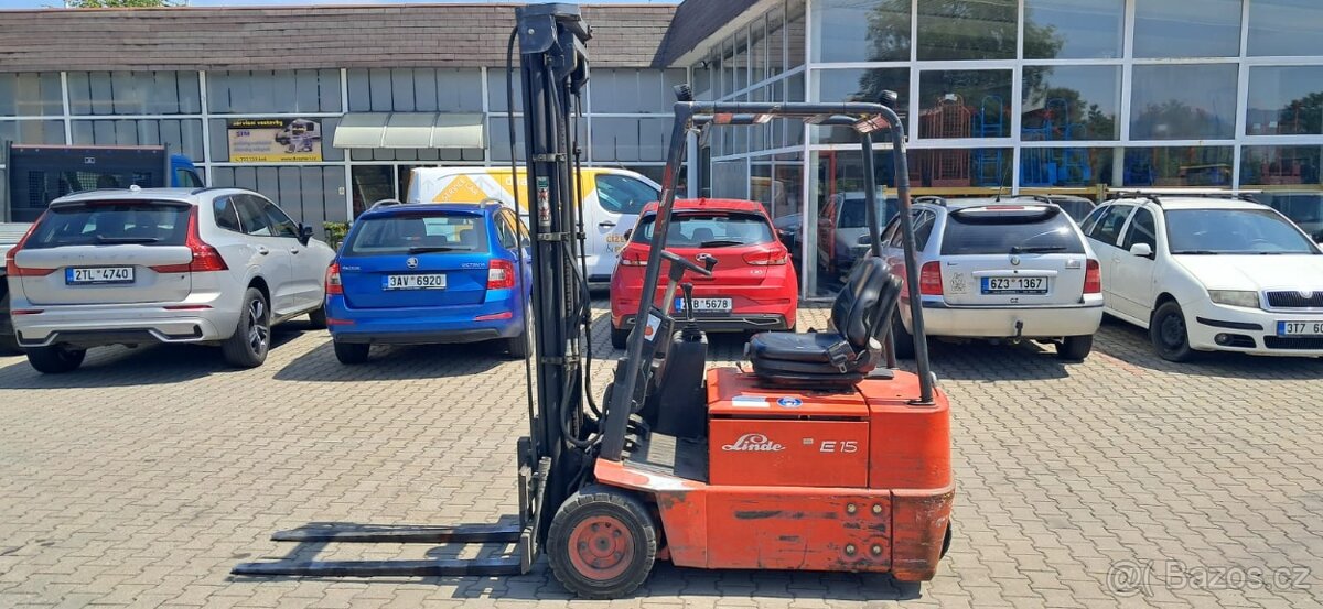 Elektrický vysokozdvižný vozík LINDE E15Z-02 – 1500 kg