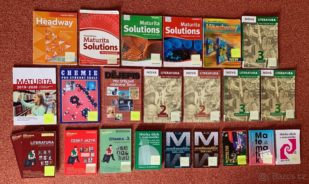 Prodám učebnice a pracovní sešity