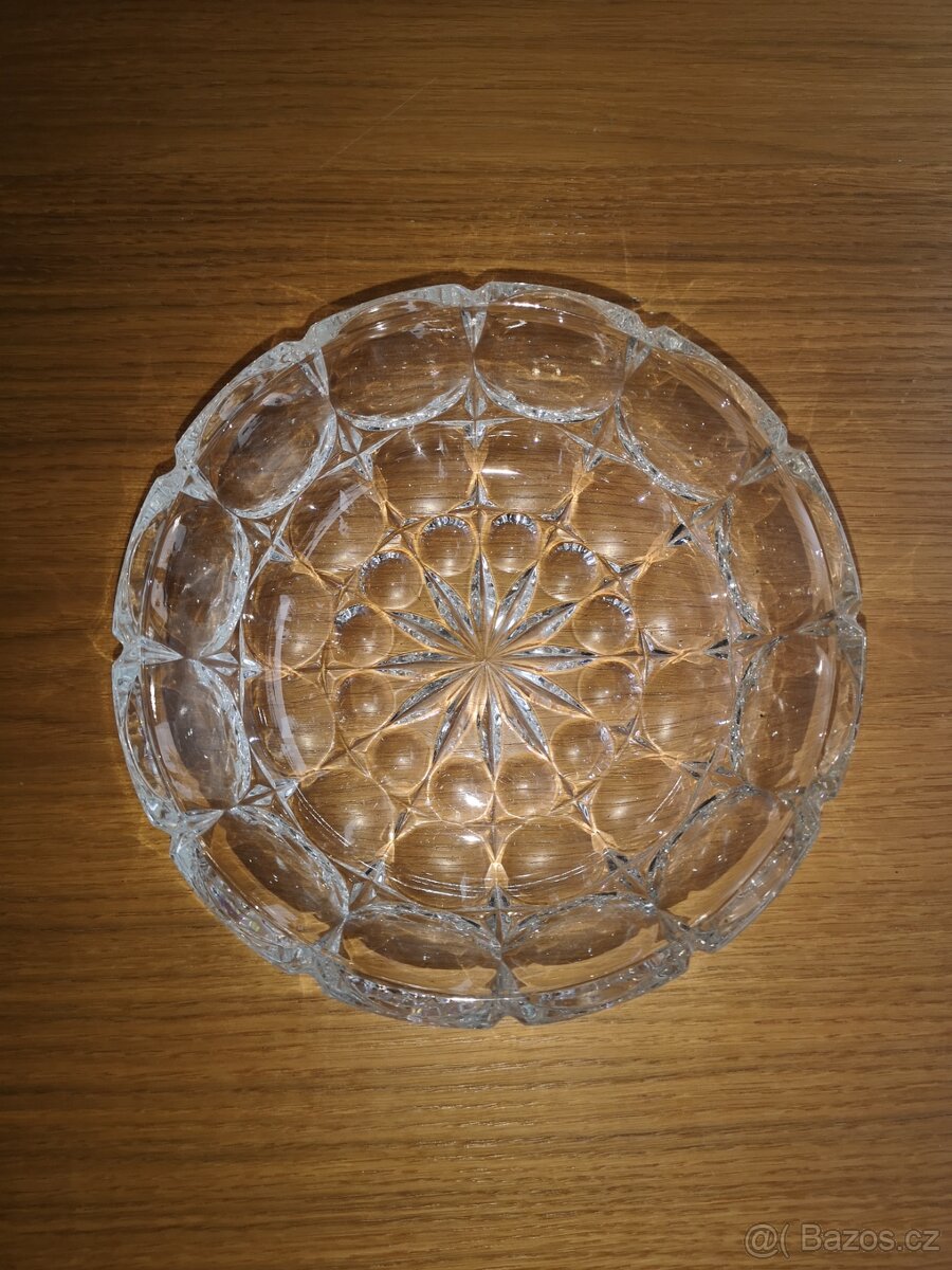 Skleněná ozdobná mísa - 3