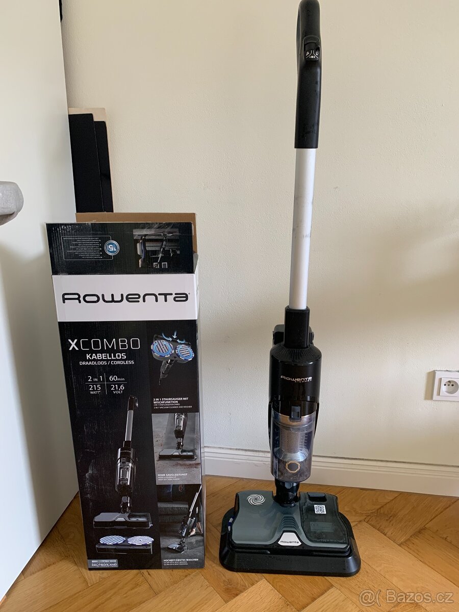 Bezdrátový vysavač Rowenta X-Combo GZ3039WO – téměř nový