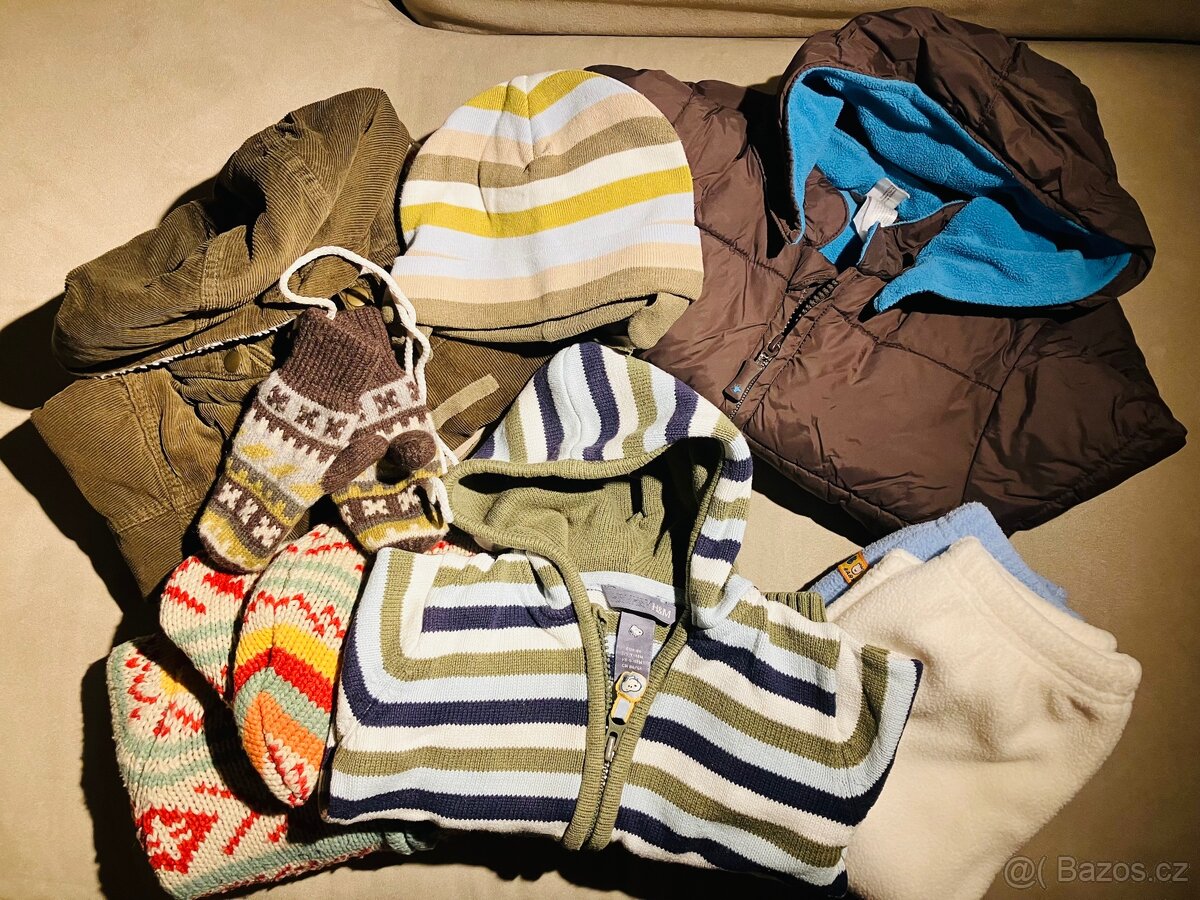 Zimní sada oblečení na chlapečka cca 1 rok