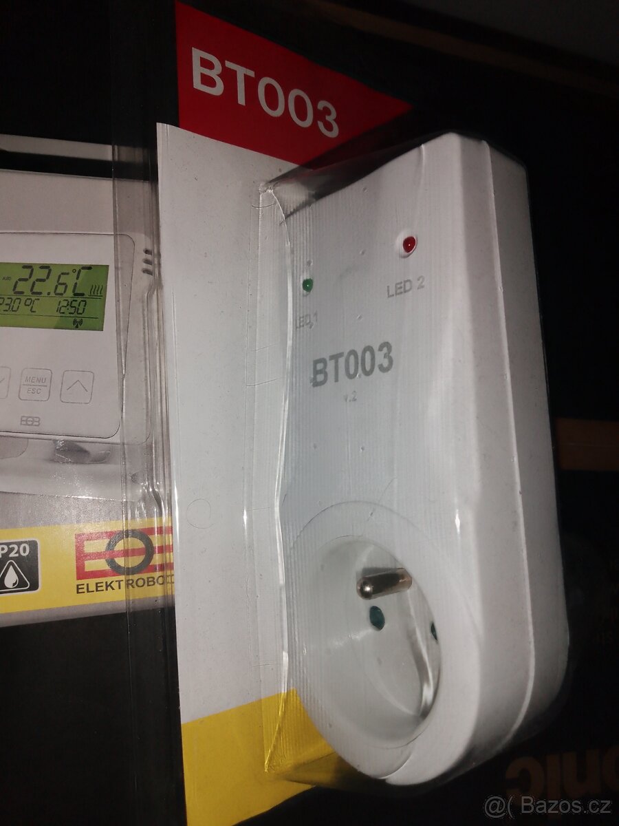 Bezdrátový přijímač termostatu Elektrobock BT003