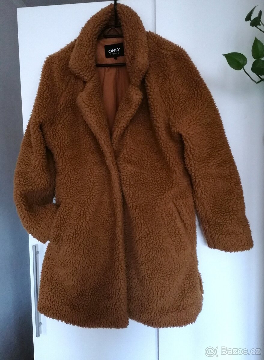 kabát ONLY teddy kožíšek, vel. M