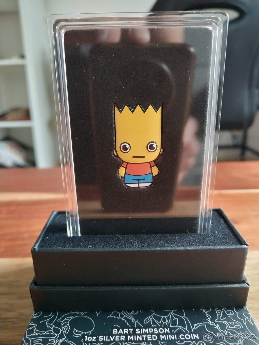 Stříbrná mince Bart Simpson Mini 1 oz 2022