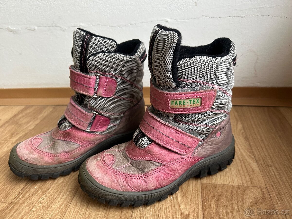 Boty FARE s membránou a kožíškem vel. 30