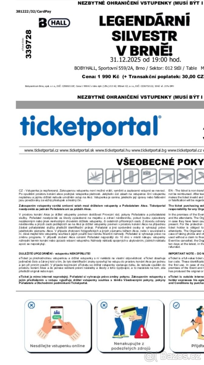 Silvestr 2025 BRNO