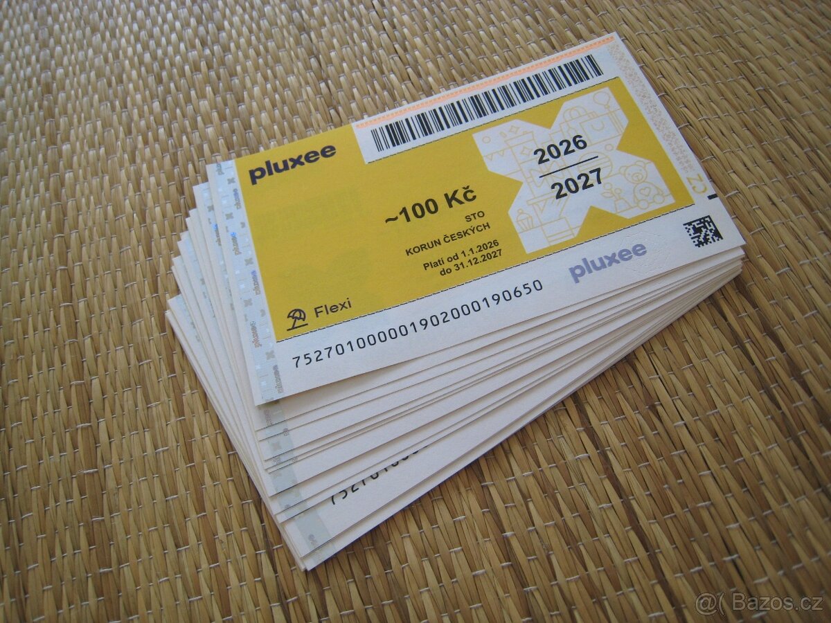 Nové poukázky Flexi Pass Pluxee v hodnotě 2000Kč