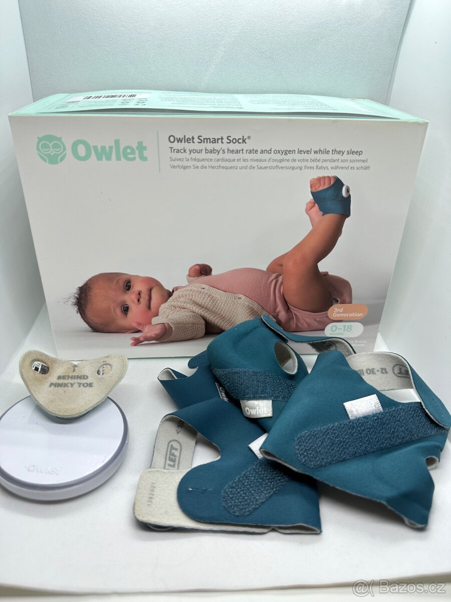 Pronájem - Owlet Smart Sock -  3. generace
