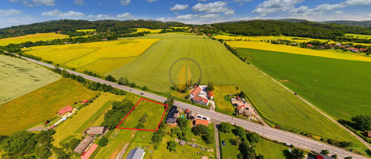 REZERVACE: Prodej pozemku o CP 2319 m2 v obci Ohaveč, 3 km o