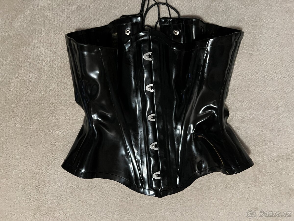 Latexový korzet vel.S (latexvogue)
