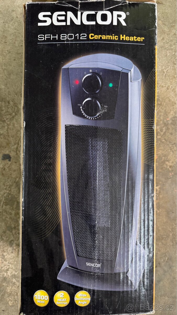 Teplovzdušný ventilátor Sencor SFH 8012