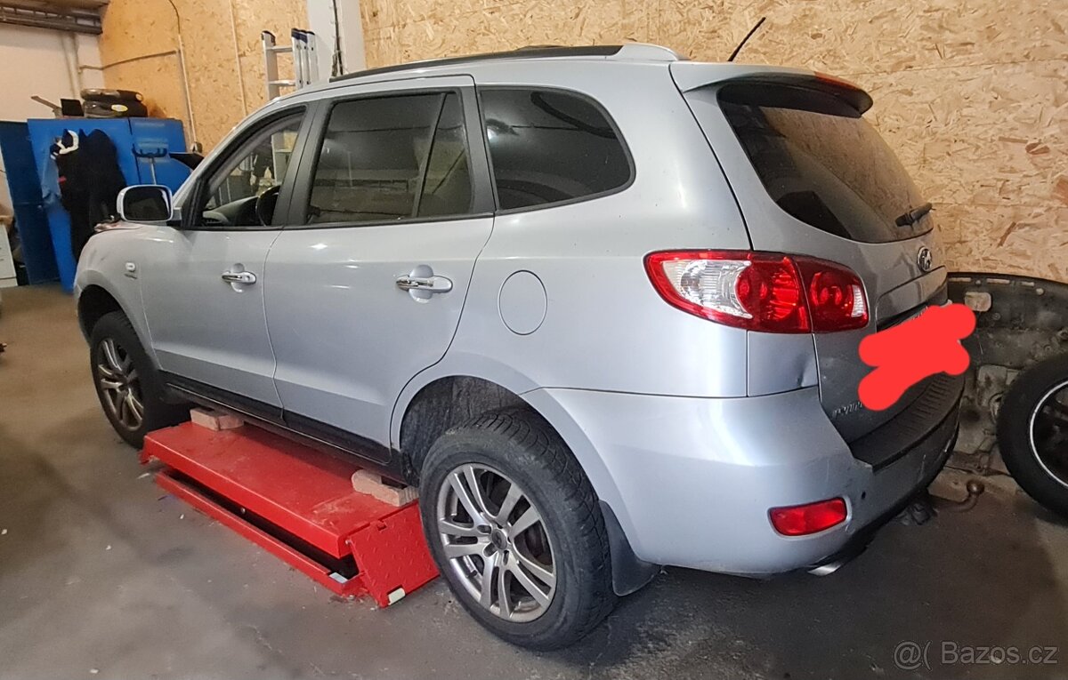 Santa Fe 08 na díly. MOTOR, ATM, DPF NENÍ