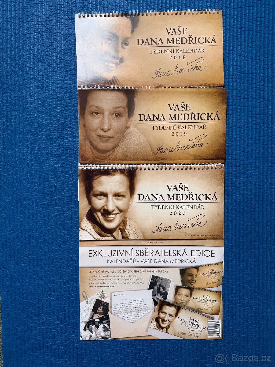 Sběratelská edice Vaše Dana Medřická - stolní kalendáře 2018