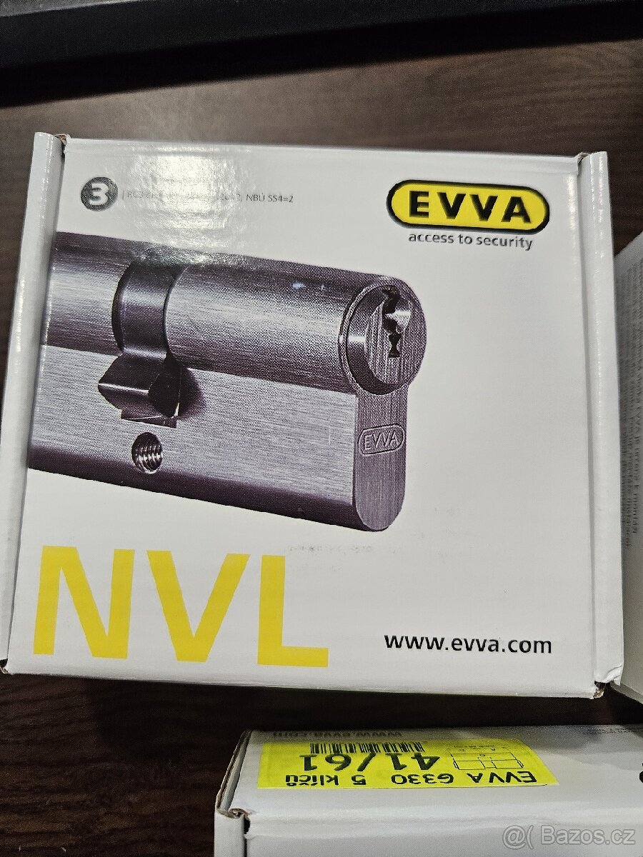 Bezpečnostní cylindricka vložka EVVA