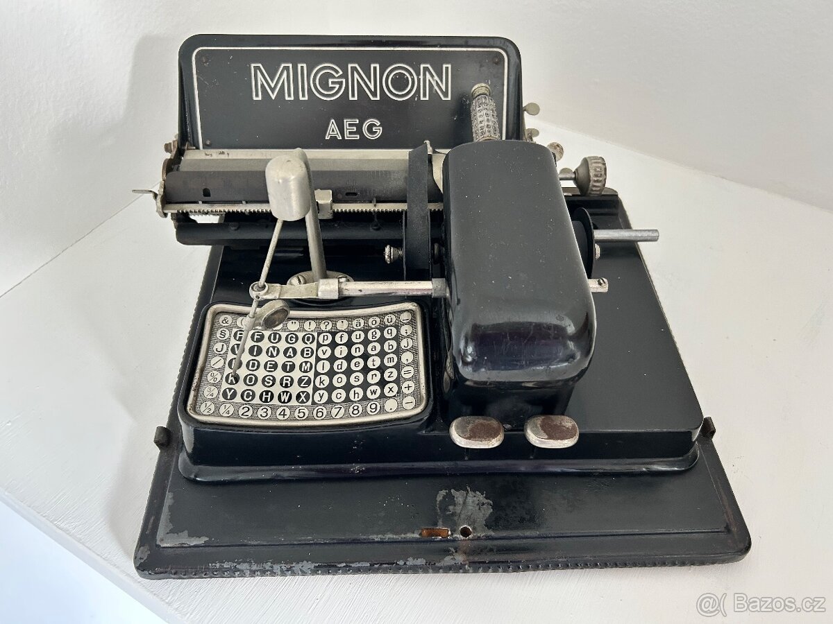 Mignon AEG psací stroj