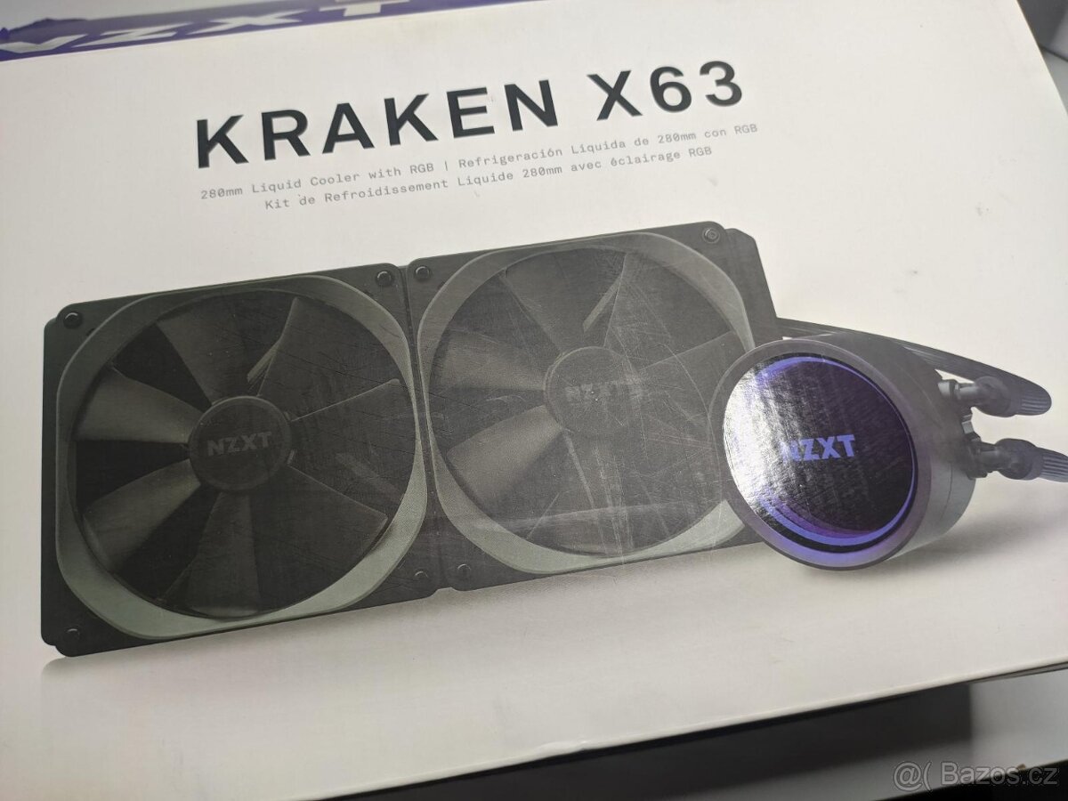 Vodní chlazení Kraken X63