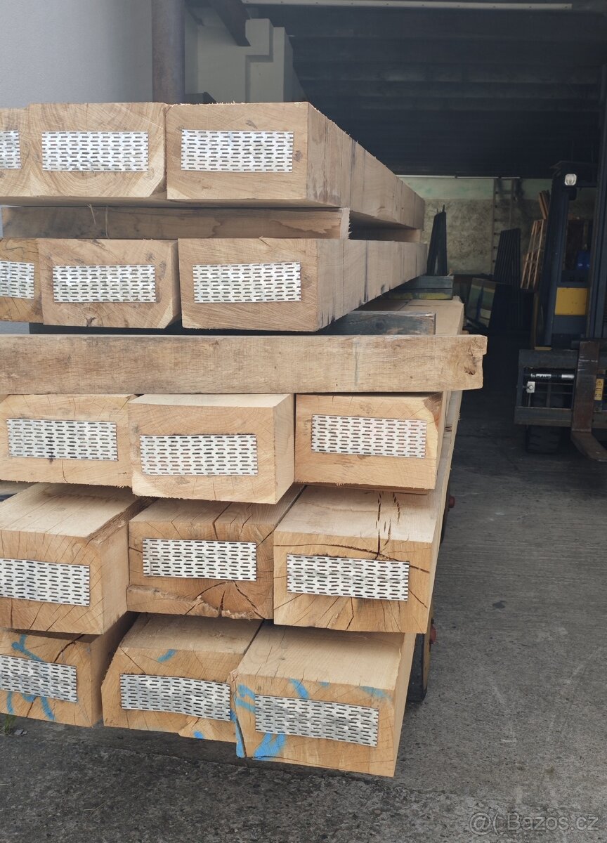 Dubové pražce nové 15x26x360 a 400 cm neipregnované