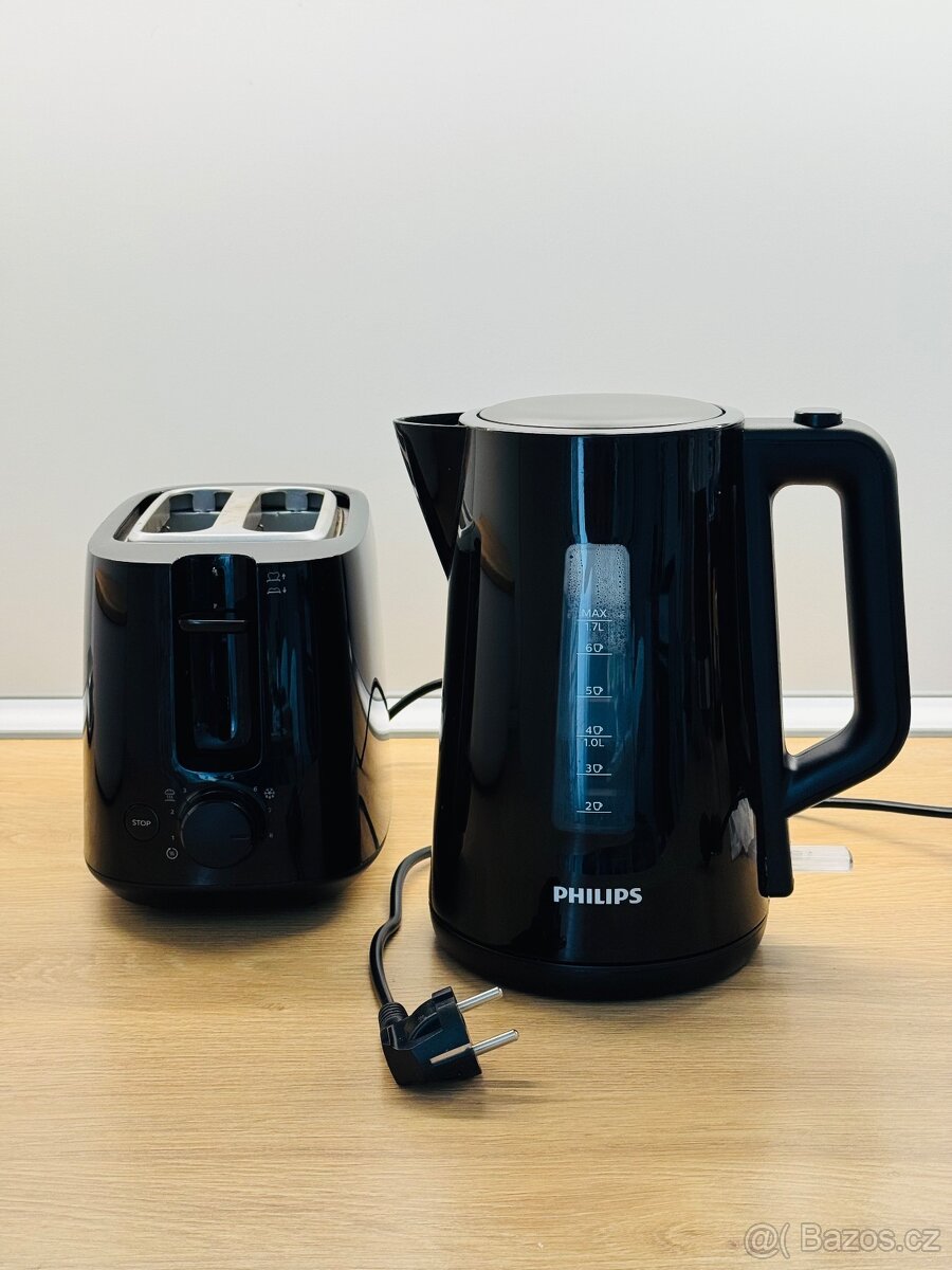 Philips Rychlovarná konvice + toaster snídaňový set
