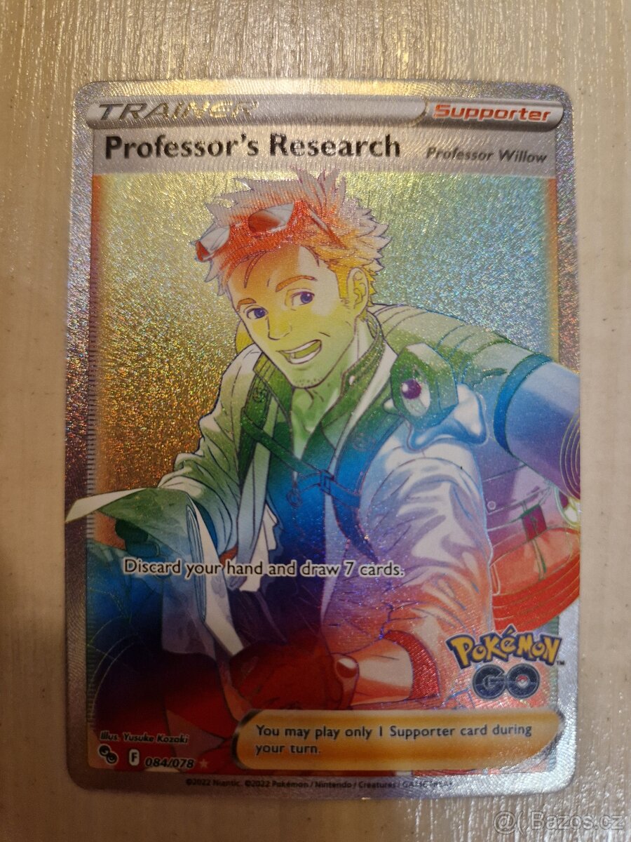 Pokémon karty Professor's Rrdearch